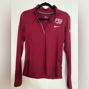 nike fsu halfzip